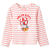 ハローキティ供服2019新型女の子秋服子供の中で、大子供の长袖の上には、色のストレープのTシチャツの赤い色の120 cmに当たります。