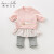 davebella Devibela 2019年春新作の女の子のスカウト式の着付けの长袖のTシャツのピンクラ色の90 cm（3 Y（身长の85-95 cmを提案します）