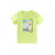アンネ子供服男童丸首半袖Tシャツ2019夏装新商品港藍150 cm
