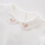 davebella Devibela秋のニューモビルの女の子の纯绵の长袖Tシャ赤ちゃんの子供の襟の上の白い90 cm（3 Y（身长80-90 cmを提案します）