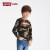 Levi's李维斯子供长袖Tシャツ2019冬新型男の子森迷彩长袖Tサイズ子供Tシャツ长袖迷彩绿150(M)