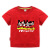 夏の子供用ディズニの子供服男の子用半袖Tシャッツグリップの女の子半袖Tシャッツ赤い80 cm