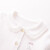 ラビの子供服Tシャツ秋冬の新商品の赤ちゃんはt女の子ラペの長袖の裏のシチャの米の白の100ヤードを打ちます/身長の90-10 cmを参考にします。