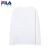 FILAフレディは男性長袖2020春新型子供用長袖Tシャッツ丸首トッピング標準白-WT 140 cmを提供します。