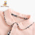 精典泰迪Class ic Teddy子供服子供应用ボトムのブラウスの女の长袖のポーロシャツの女の子の外出服の赤ちゃんのTシャツの新作のレレスの格子-バラの粉の120