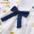 pureborn博睿恩女性の赤ちゃんのTシャツに付いている纯绵のガナーゼの子供供服の赤ちゃんの蝶々の结び目の半袖tシャの青い80 cm 6-12月を开けます。