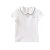 笛の莎の女の子のTシャツー2020夏の新型の中で大童の子供のファ§ンジの洋风の上の小さい女の子の半袖のTシャツーの女性の本白160