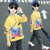 ハッピベル男児の长袖Tシャチャ春秋モデル2020新型洋風子供秋用纯绵Tシャチャポン首には韩国版小恐竜-メグリング150 cmが乗っています。