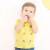 チオ赤ちゃんTシャツー2020夏モデ男女纯绵ラペル半袖乳幼児ポラにQ 4580黄100 cm身长92-98 cmを提案します。