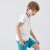 アンネの子供服男性用半袖Tシャ夏2020新型洋風ラペルカジュアルポラリ白紅花160 cm