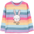笛の莎miniの女の长袖のTシャツ2020春の新型の中で大童の子供の丸首の趣味のプリンストの洋服の着付けは色の90 cmを混ぜ合わせます。