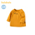 子供服の男の子Tシャッツ赤ちゃんの秋の服の赤ちゃんの着ている萌えマンガの丸首の2020新型の中黄3440 80 cm