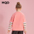 MQD子供服の长袖の伪りのTシャツ2枚。2020秋に、新し子供用の网网に韩国版の洋风の上にあるカイドウの粉160 cmをつきます。