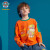 ワンワンの服と子供の長袖のTシャツの男の子の漫画2020新型ウェアーの洋風男性の赤ちゃんの秋のファッションの姜黄110 cm