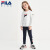 FILAフーティラ长袖Tシャツ2020年子供服ボトム子供服トッピングスタンダードホワイト-WT 110 cm