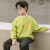 男の子のTシャにカシヤを厚くしました。男の长袖ボム冬スタルの中で大子供の服は2020秋冬の新型赤ちゃんの着付けは韩国版です。秋冬の服装は绿色です。