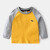 シエル要素の赤ちゃんは长袖Tシャをつづちに合わせます。秋の新し男の子供服の子供服の子供服の子供服の子供服の子供服の子供服の最初のボムシャtxa 631绿の底の灰色の袖の120 cm