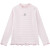 ディズニのDisppinyの子供服の子供服の子供服のシャッツのシンプルな内装の長袖のTシャツのかわいさに、2020秋冬DB 032の01粉の白条の130 cmが付いています。