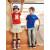 纯粋なオーロラダクトA 21子供服男性用半袖Tシャッツの子供夏の新型韩国版丸首漫画のゆったたしたTシャツR 492334新鲜なオーラ色の150 cm