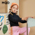 MQD子供服女の子保温フレアTシャツー20冬服新型純色パカ-カ-韓国版ザックロ赤160 cm