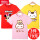 ネズミの宝物/赤+まんじゅうのウサギ/ピンク+MM猫/黄色