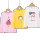 バレエ/粉-バッグを持つ女の子/黄-ペルシア猫/白