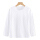 白い長袖Tシャツ